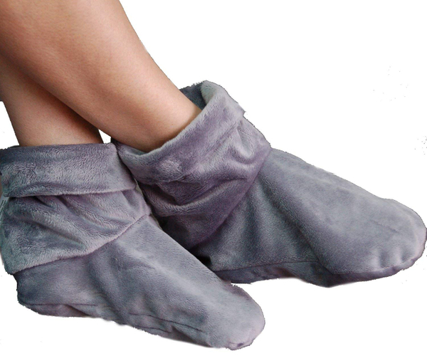 Microwaveable Heated Plush Booties