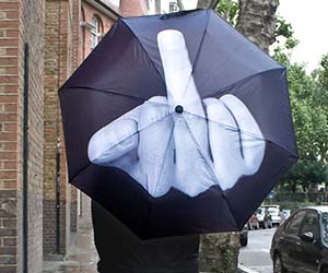 Middle Finger Umbrella