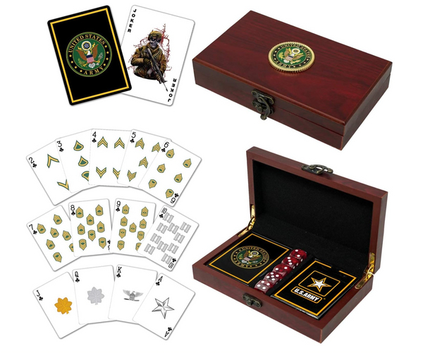 Military Branch Veteran Playing Card Set