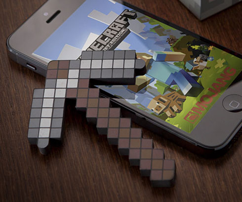 Minecraft Pickaxe Stylus