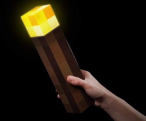Minecraft Light-Up Wall Torch