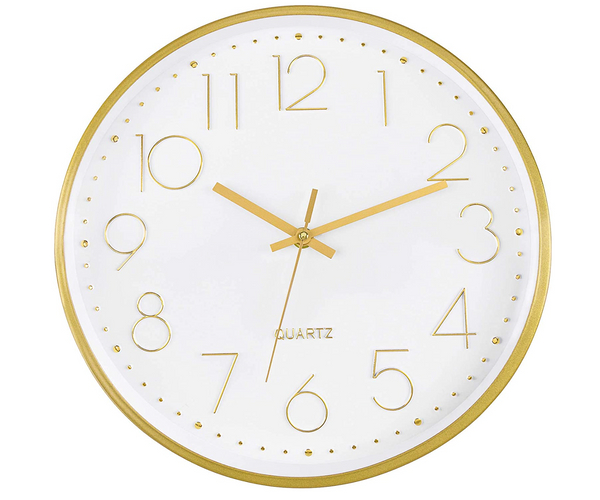 Minimalist Gold Wall Clock