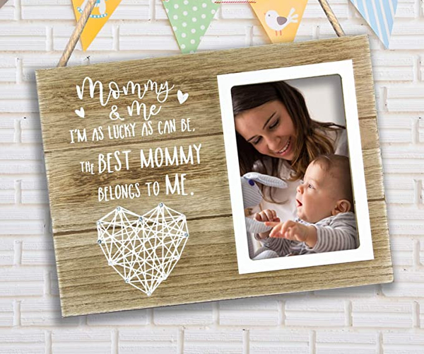 Mommy and Me String Art Frame