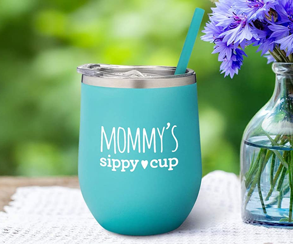 Mommy's Sippy Cup Wine Tumbler