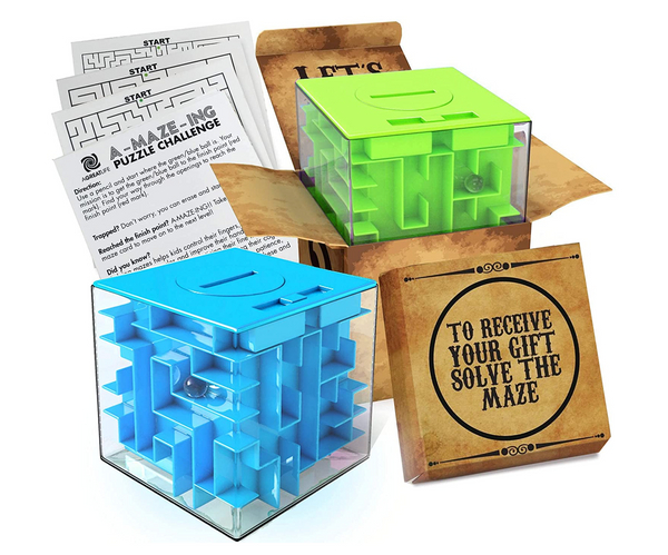 Money Maze Puzzle Gift Box