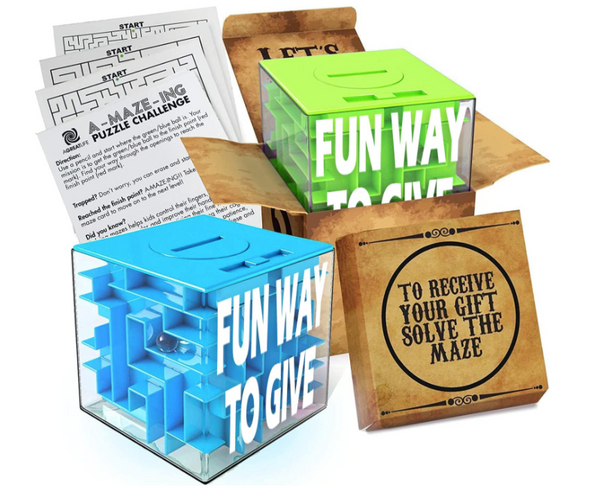 Money Puzzle Maze Cube