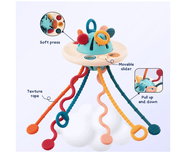 Montessori Silicone Pull Toy