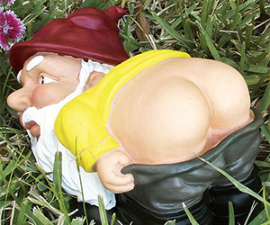 Mooning Garden Gnome