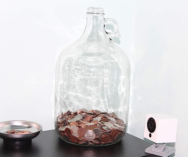 Moonshine Jug Piggy Bank