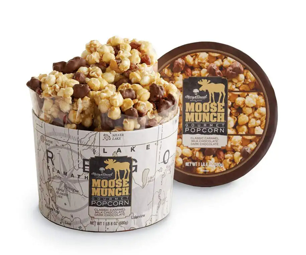 Moose Munch Gourmet Popcorn Tin