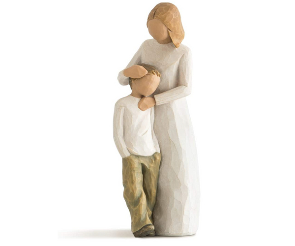 Mother and Son Handpainted