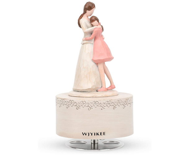 Mother Daughter Wind Up Music Box