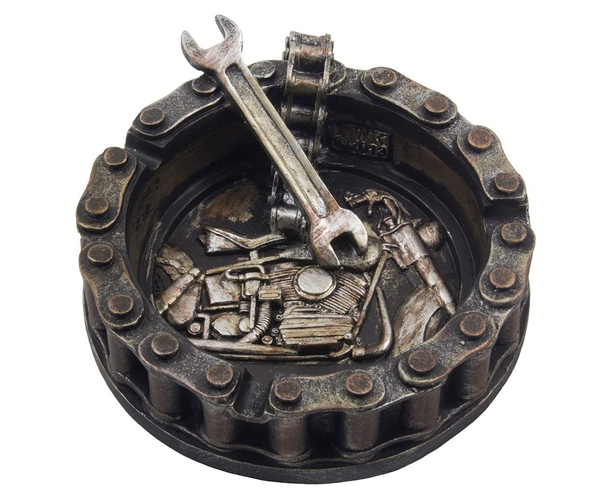 Motorcycle Chain Ashtray