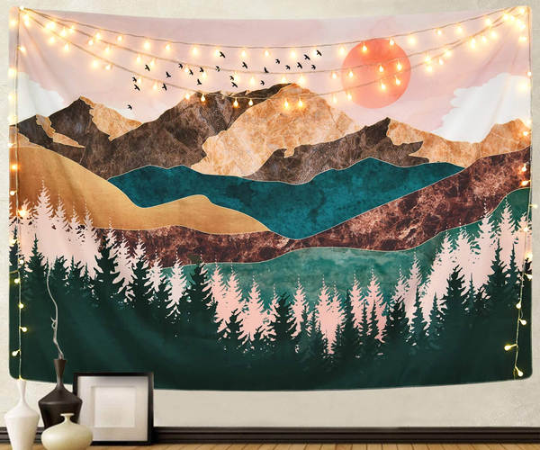 Mountain Tapestry Wall Hanging