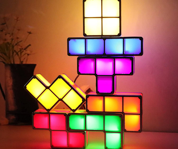 Movable Tetris Lamp