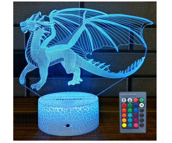 Multicolor Dragon Night Light