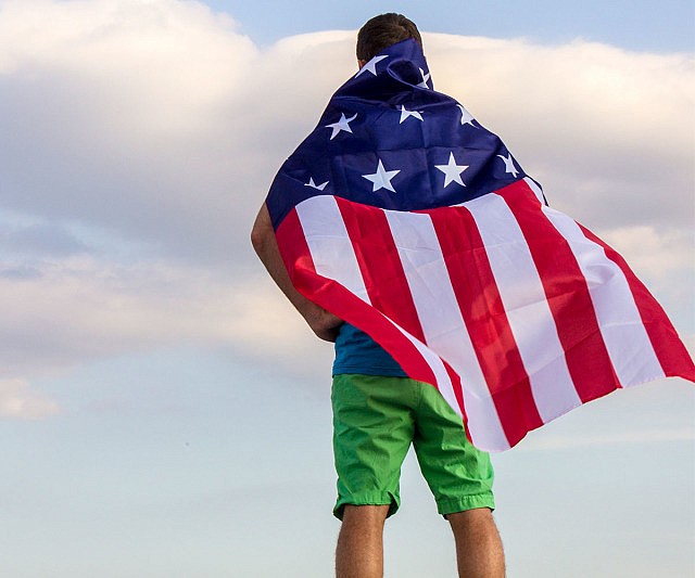 American Flag Cape
