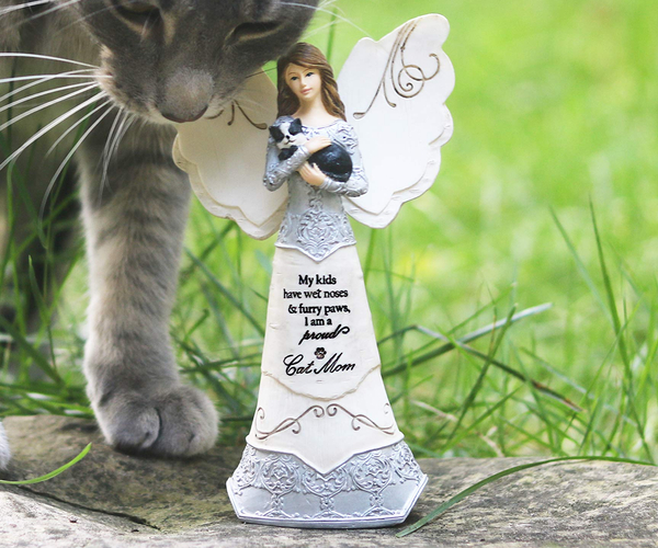 My Kids Have Wet Noses and Furry Paws Angel Figurine