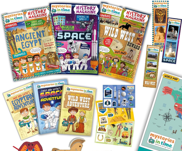 Mystery in Time History Subscription Box for Kids