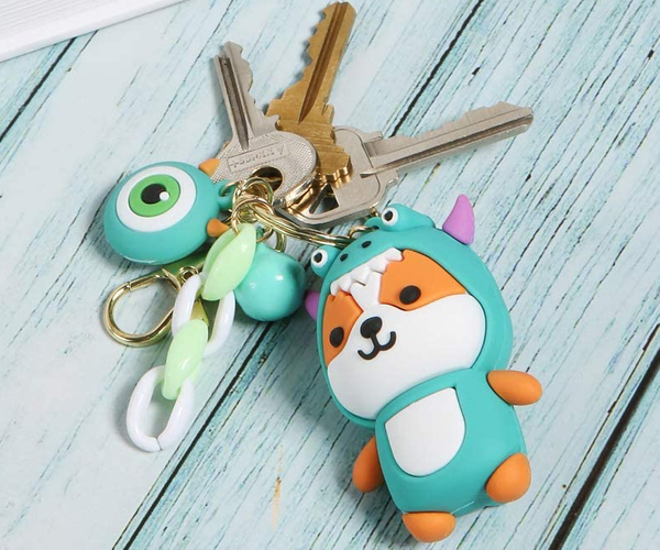 Nayo the Corgi Costume Keychain