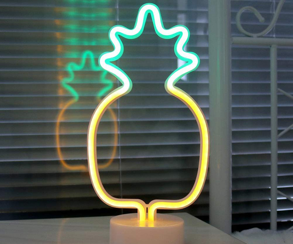 Neon Pineapple Sign