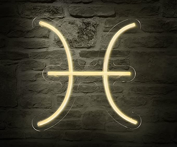 Neon Pisces Wall Sign
