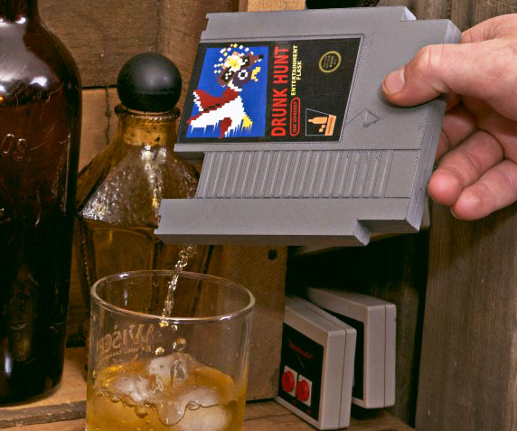 NES Cartridge Flask