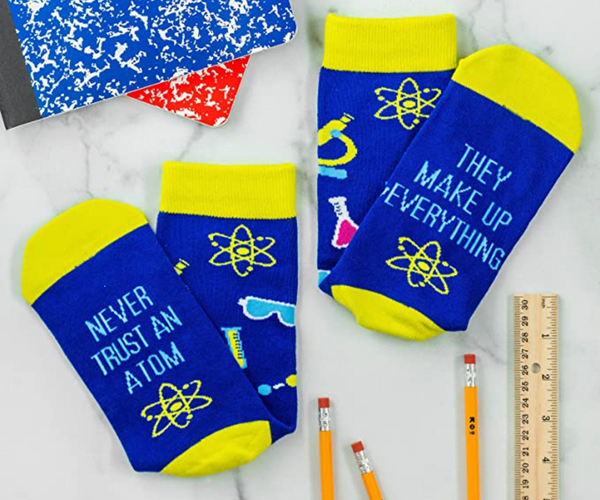Never Trust an Atom Funny Socks