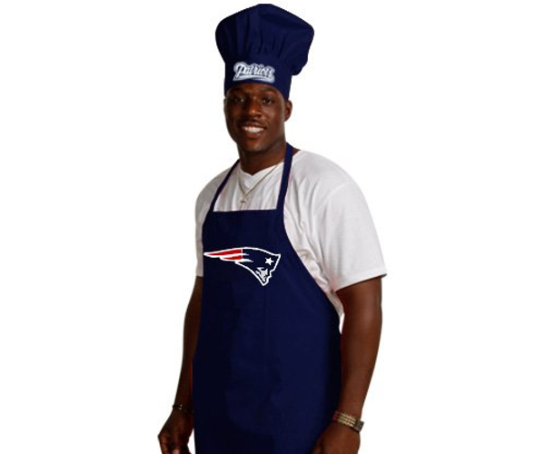 New England Patriots Apron and Chef Hat