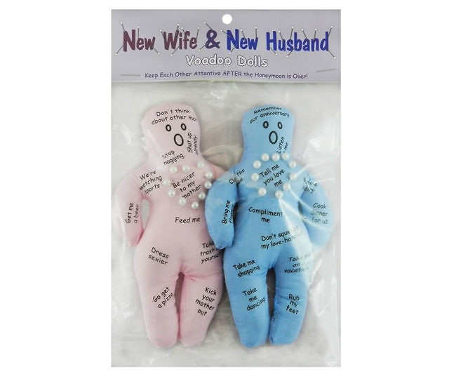 New Wife and New Husband VooDoo Dolls