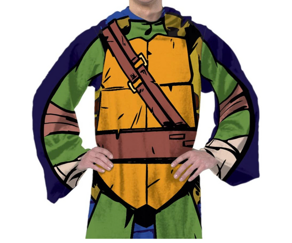 Ninja Turtles Blanket with Sleeves