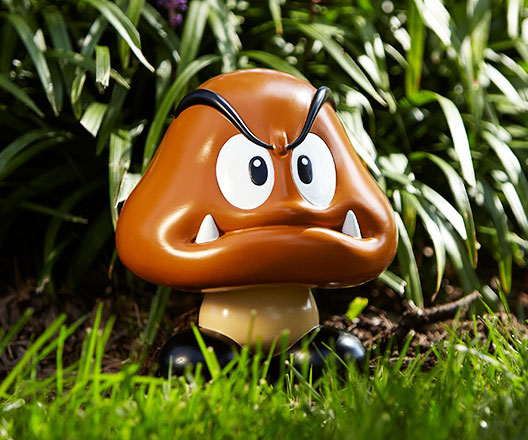Super Mario Goomba Garden Statue