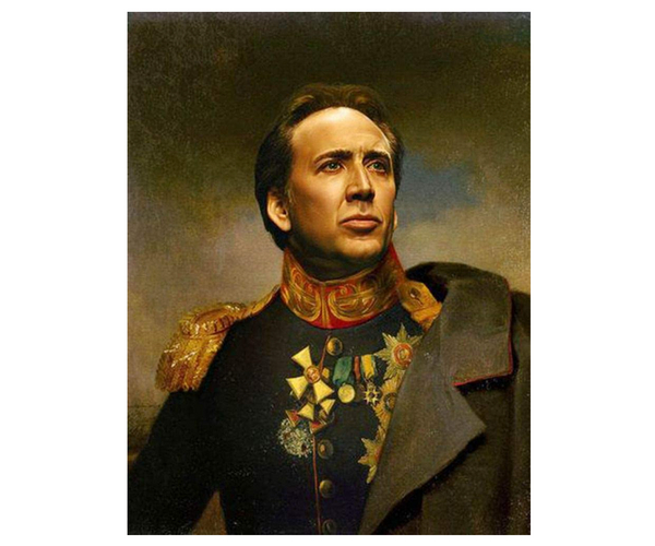 Noble Nicolas Cage Portrait