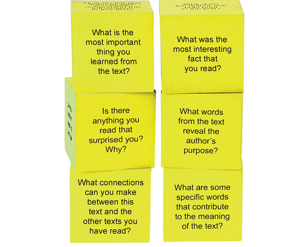 Nonfiction Comprehension Cubes