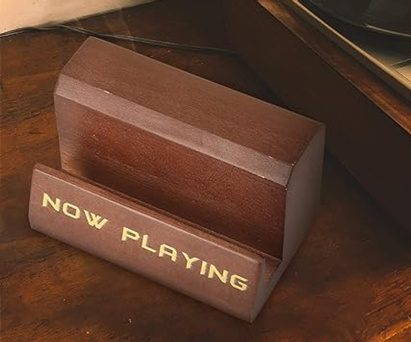 Now Playing Minimalist Record Wood Stand