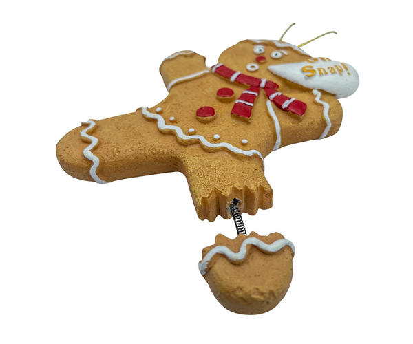 Oh Snap Injured Gingerbread Man Ornament