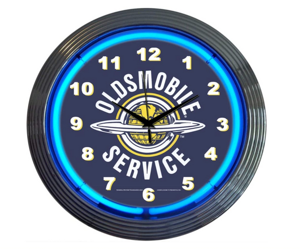 Oldsmobile Service Station Clock
