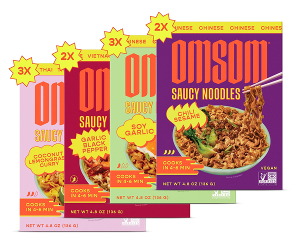 Om Som Asian Noodle Sauce Sampler