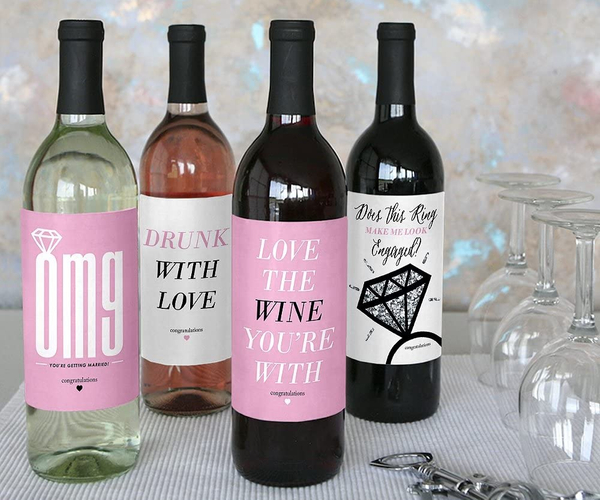Omg, You're Getting Married Wine Labels