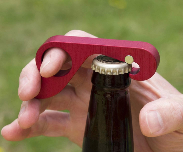 One Handed Bottle Opener