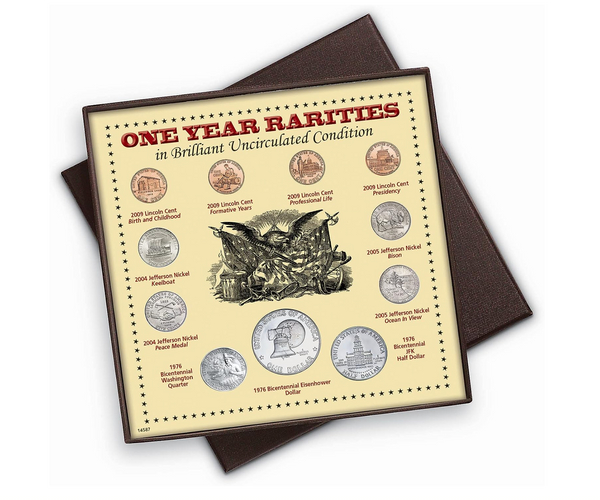 One Year Rarities Coin Boxed Set