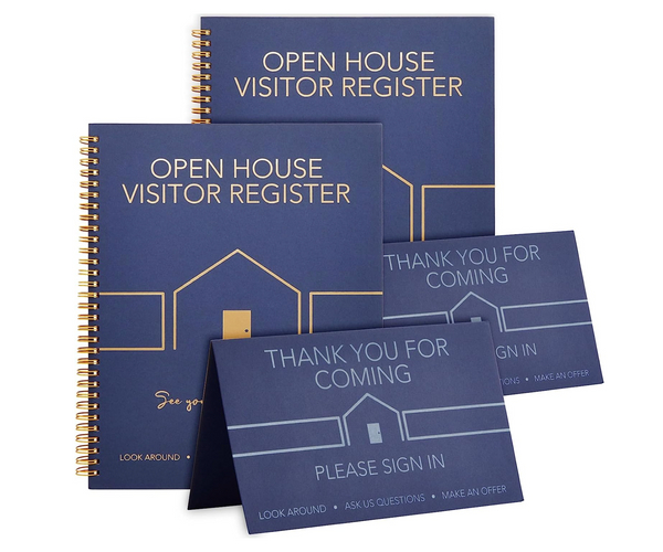 Open House Visitor Registry Book