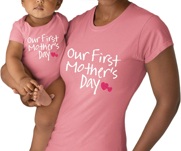 Our First Mother's Day Matching Shirt Set