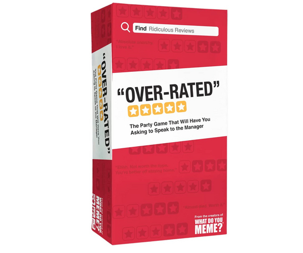 Over-Rated Card Game