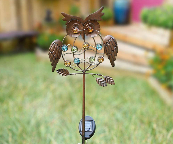 Owl Metal Garden Stake