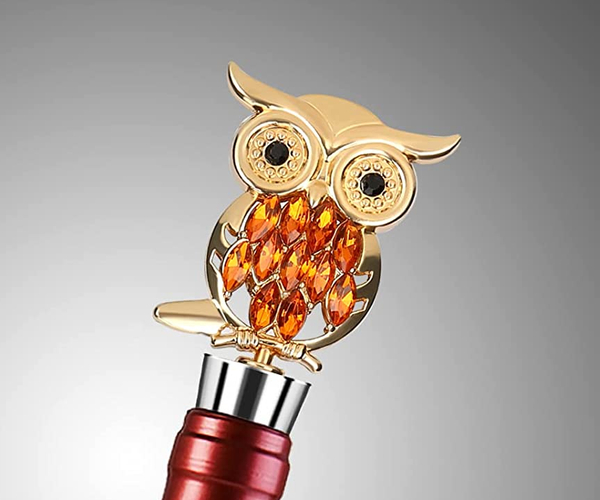 Owl Wine Bottle Topper
