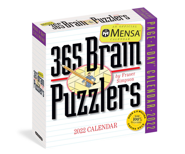 Page-a-Day Calendar of Mensa Brain Teasers