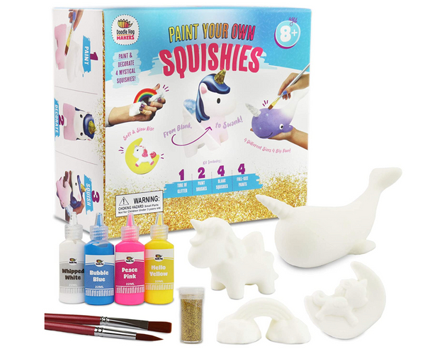 Paint Your Own Stress-Relieving Unicorn Squishees