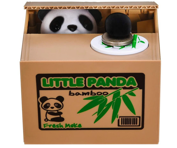 Panda Stealing Mini Bank