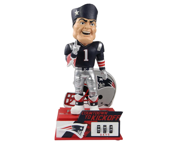 Patriot Pat Countdown to Kickoff Bobblehead
